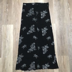 Full Tilt Embroidered Maxi Skirt